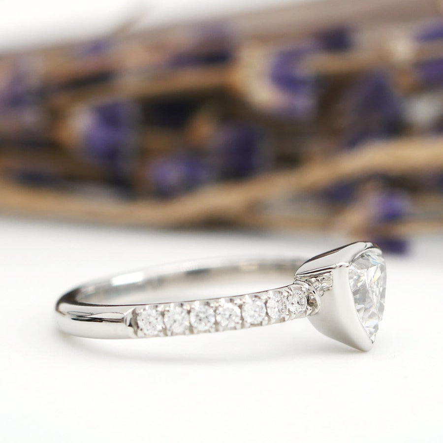 Diamond Wedding Ring Radiant Cut 2 Carat Certified Lab Created 950 Platinum  Band | eBay